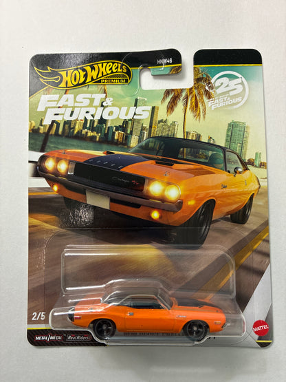 Hot Wheels 1/64 Fast & Furious 2026 Mix Q 1970 Dodge Challenger R/T Orange - JHW64