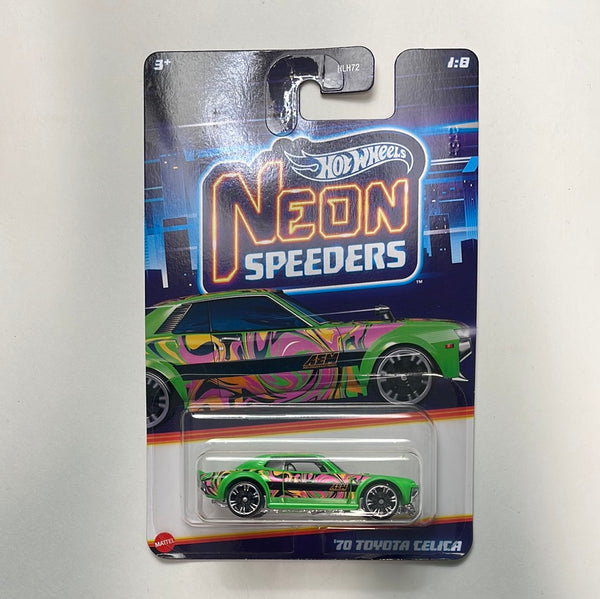 Hot Wheels 1/64 Neon Speeders ‘70 Toyota Celica Green & Pink