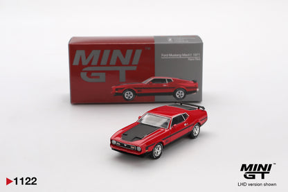 Mini GT 1/64 Ford Mustang Mach1 1971 Race Red - MGT01122