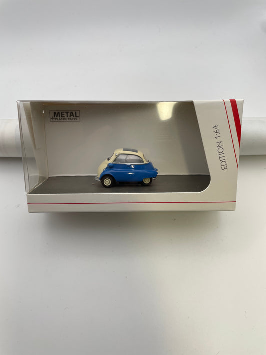 Schuco 1/64 BMW Isetta Blue & White - 45 203 8400