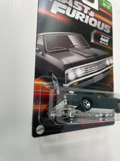 Hot Wheels 1/64 Fast And Furious Series 2 Chevy El Camino Black - Damaged Card