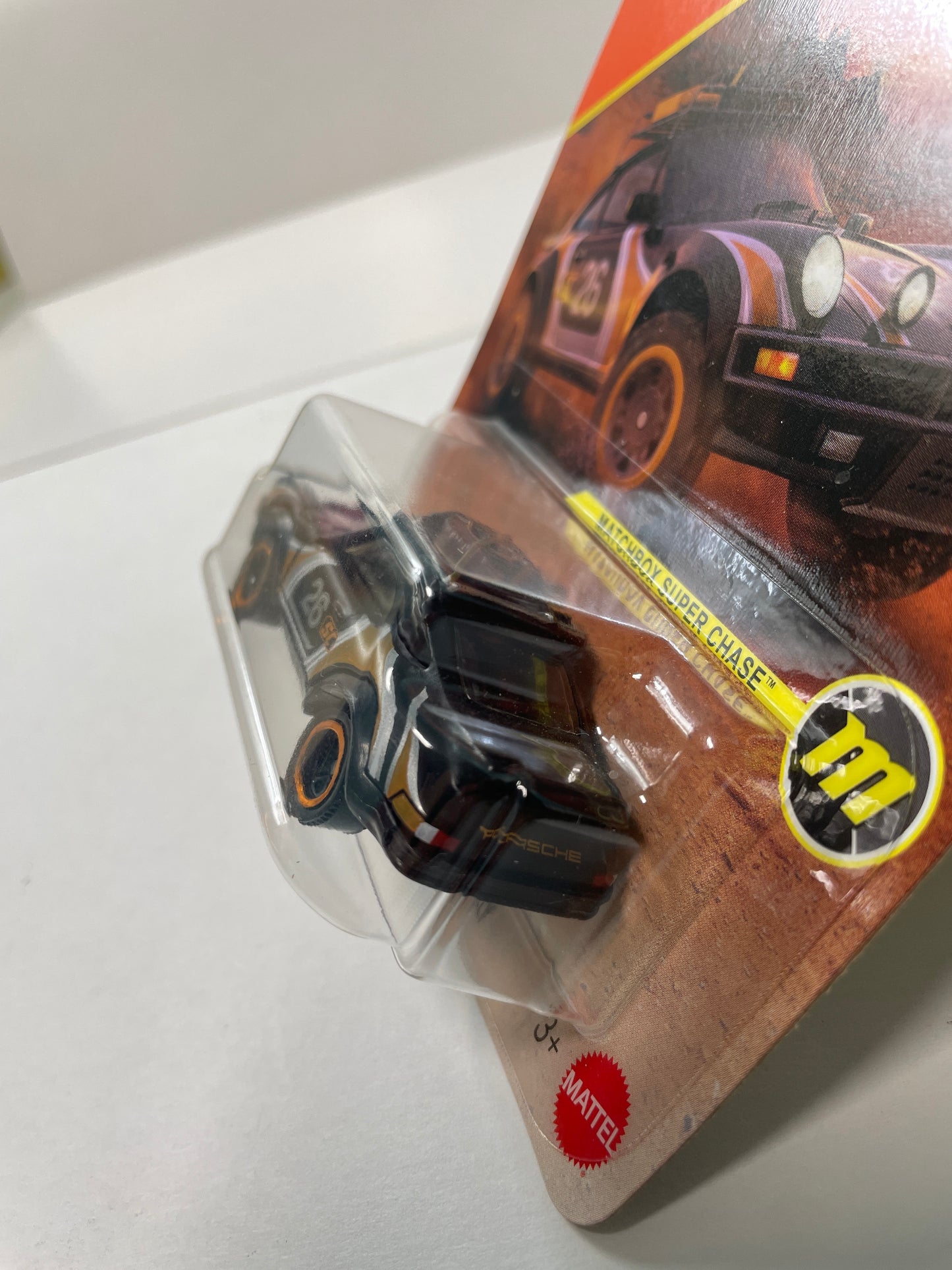 Matchbox 1/64 Super Chase 1985 Porsche 911 Rally Black #26