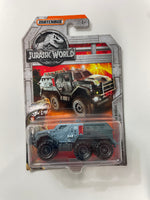 Matchbox 1/64 Jurassic World Armored Action Truck Grey & Blue