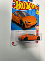 Hot Wheels 1/64 Tesla Roadster Orange