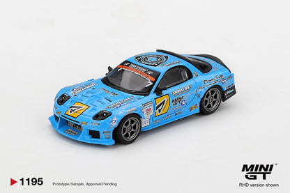 Mini GT 1/64 Mazda RX-7 RE-Amemiya 2025 D1GP Blue - MGT01195