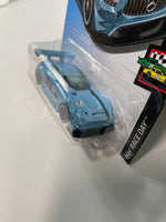 Hot Wheels 1/64 ‘16 Mercedes-Amg GT3 Blue - Damaged Card