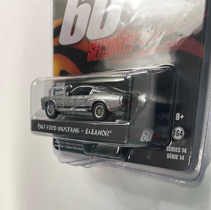 Greenlight Hollywood 1/64 Gone In 60 Seconds 1967 Ford Mustang - Eleanor Grey - 44742