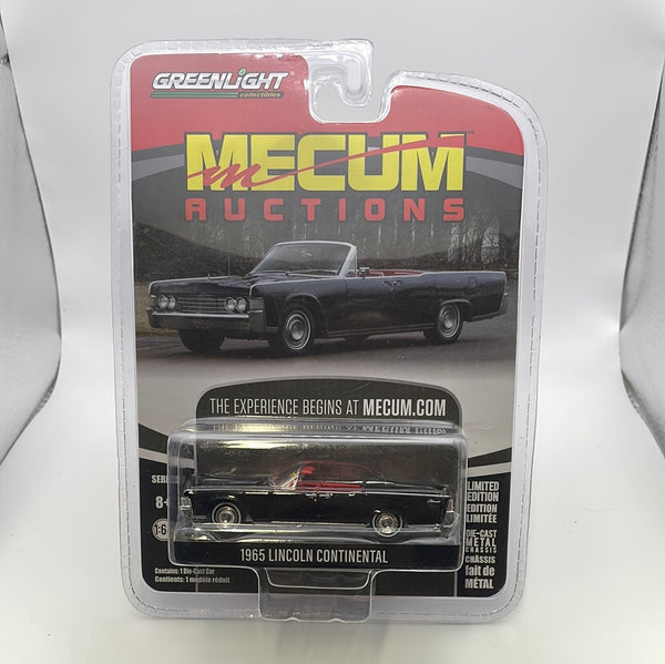 Greenlight 1/64 Mecum In Auctions 1965 Lincoln Continental Black