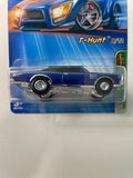 Hot Wheels 1/64 Treasure Hunt 1967 Ponctiac GTO Blue