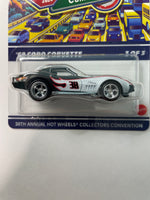 Hot Wheels 1/64 38th Annual Collector’s Convention Finale Car Los Angeles ‘69 Copo Corvette White & Black