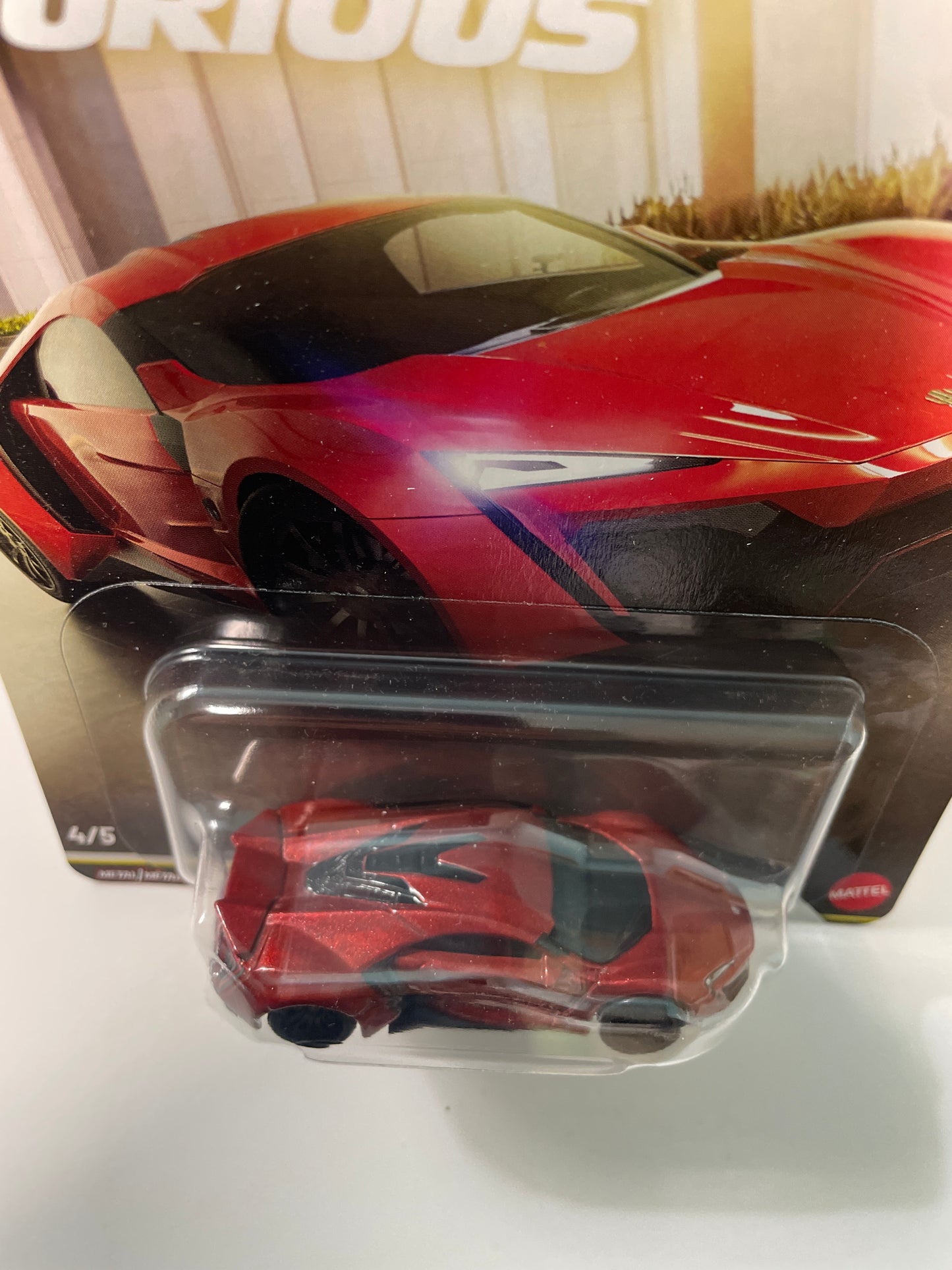 Hot Wheels 1/64 Fast & Furious Mix N W Motors Lykan Hypersport Red - JHW70