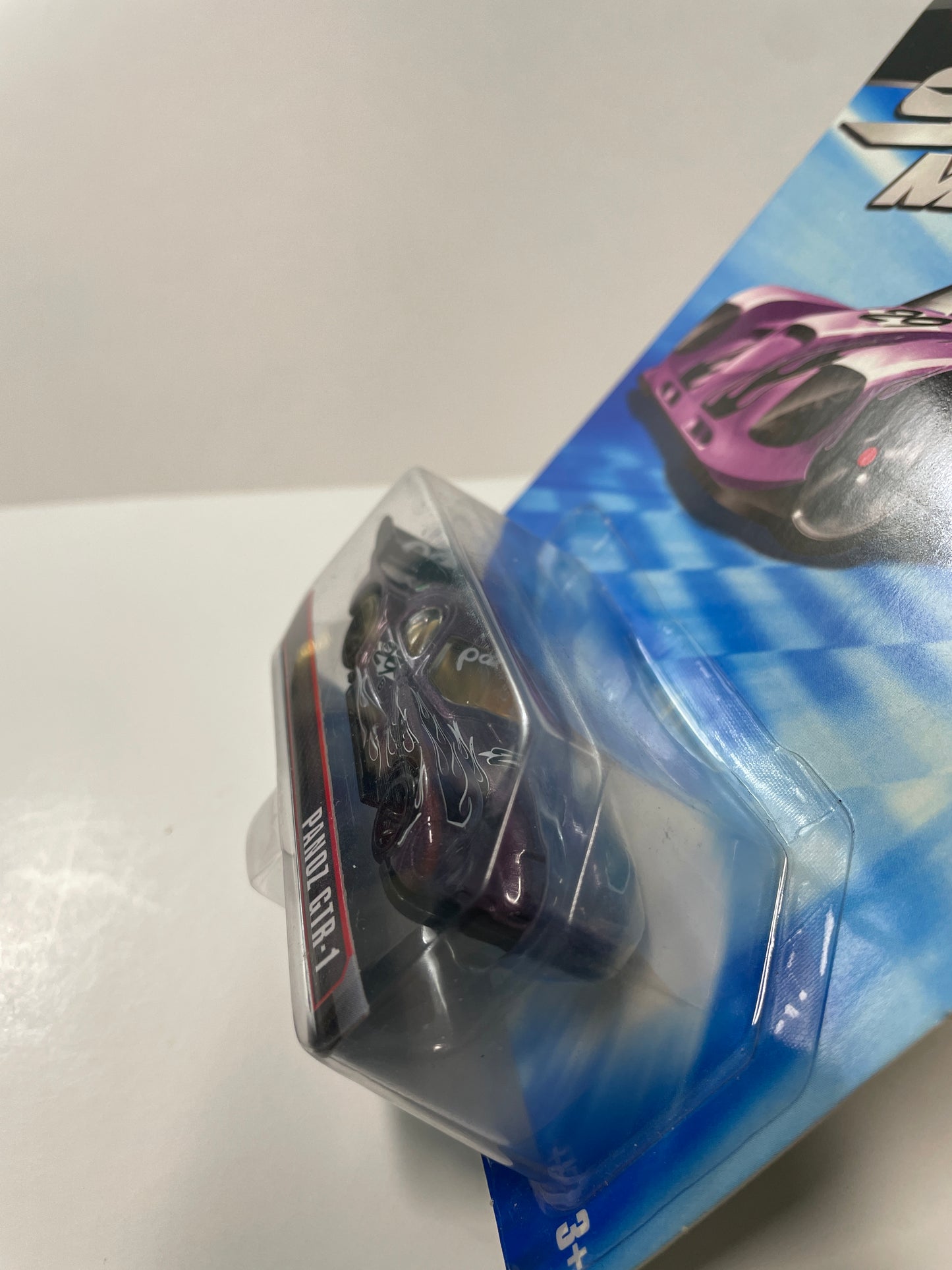 Hot Wheels 1/64 Speed Machines Panoz GTR-1 Purple - Damaged Box