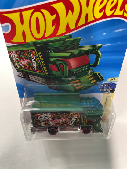 Hot Wheels 1/64 Raijin Express Green