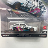 Hot Wheels 1/64 Car Culture Mountain Drifters Toyota AE86 Sprinter Trueno White