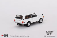 Mini GT 1/64 Range Rover Davos White