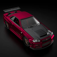 Hot Wheels 1/64 RLC 2024 Selections Car Nissan Skyline GT-R (BNR34) Red - Damaged Box