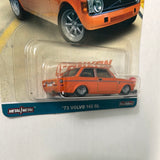 Hot Wheels 1/64 Car Culture Canyon Warriors ‘73 Volvo 142 GL Orange