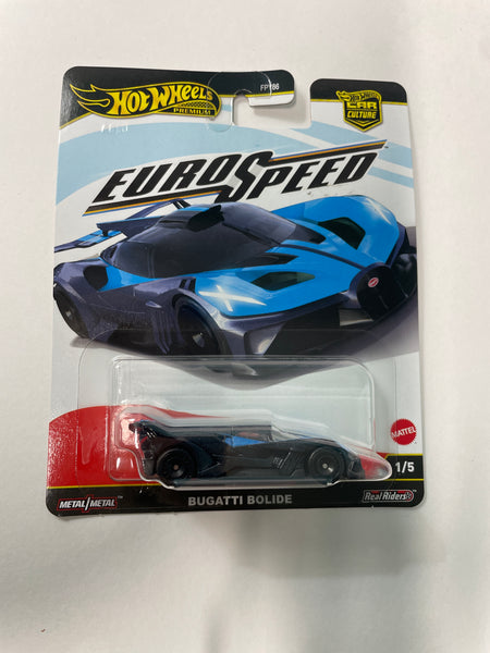 Hot Wheels 1/64 Car Culture Euro Speed Bugatti Bolide Blue