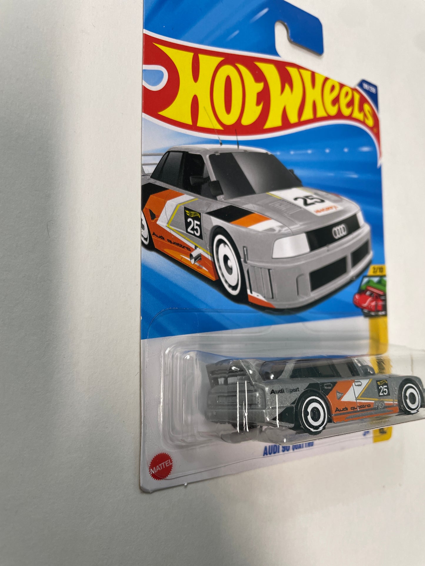 Hot Wheels 1/64 Audi 90 Quattro Silver