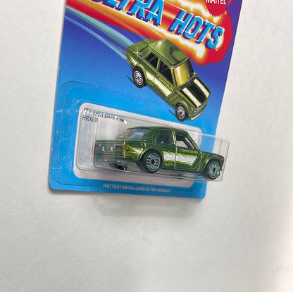 Hot Wheels 1/64 Ultra Hots ‘71 Datsun 510 Green