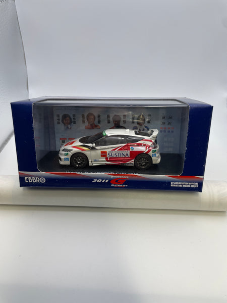 Ebbro 1/43 Honda CR-Z Legend Cup 2011 White & Red