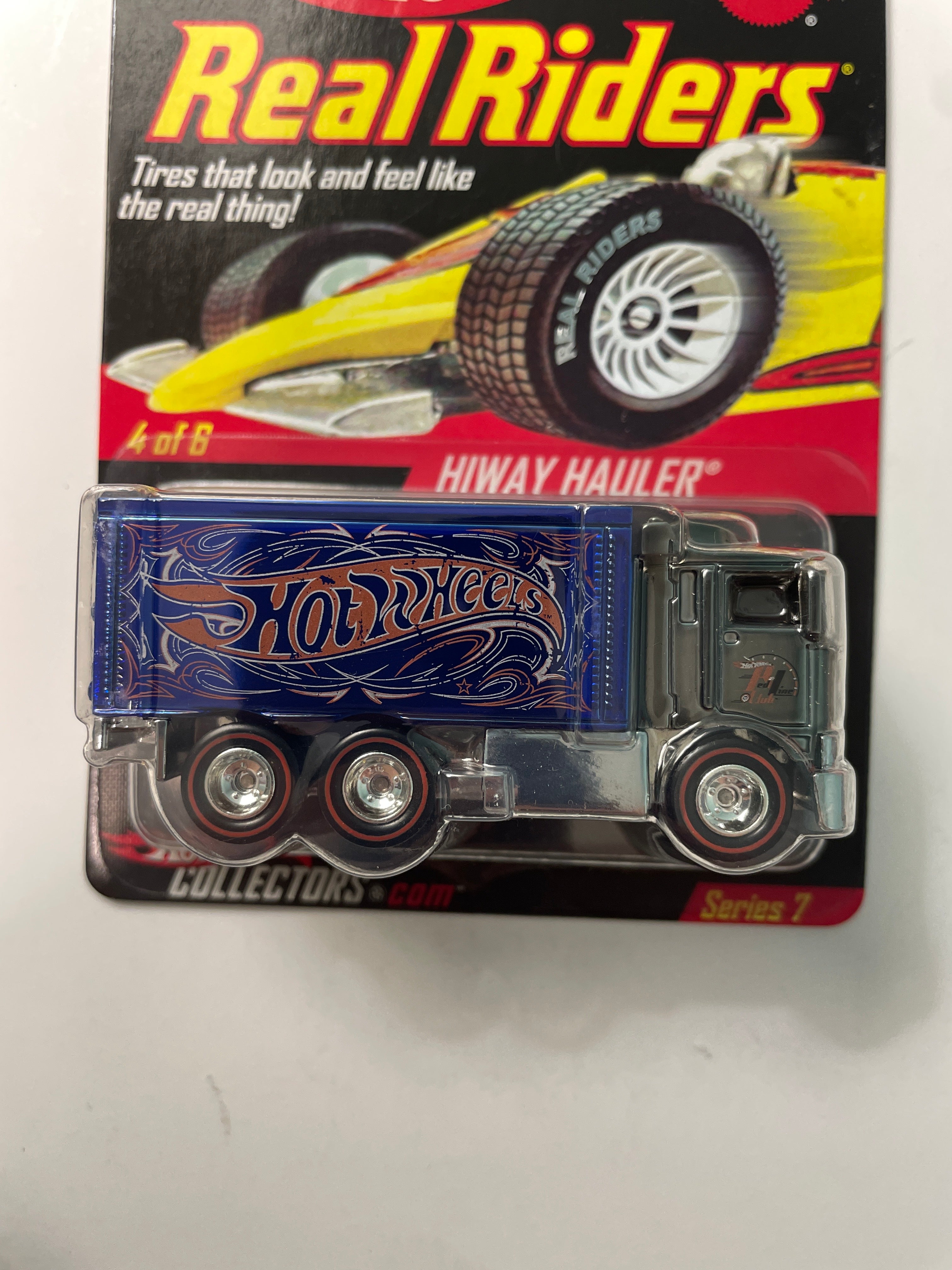 Hot Wheels 1/64 RLC Real Riders Hiway Hauler Blue – Flipn Diecast