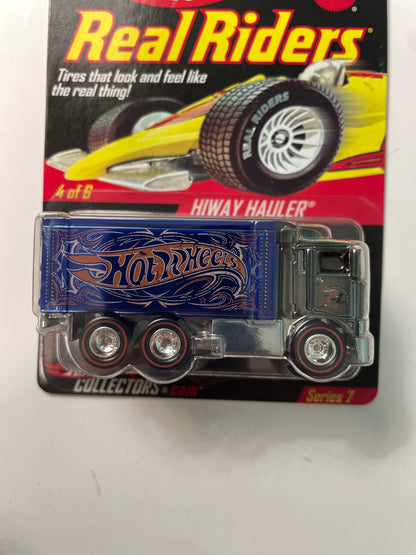 Hot Wheels 1/64 RLC Real Riders Hiway Hauler Blue