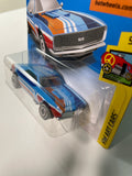 *Treasure Hunt* Hot Wheels 1/64 ‘67 Camaro Short Card Blue