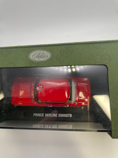 Ebbro 1/43 1965 Prince Nissan Skyline 2000GTB Red