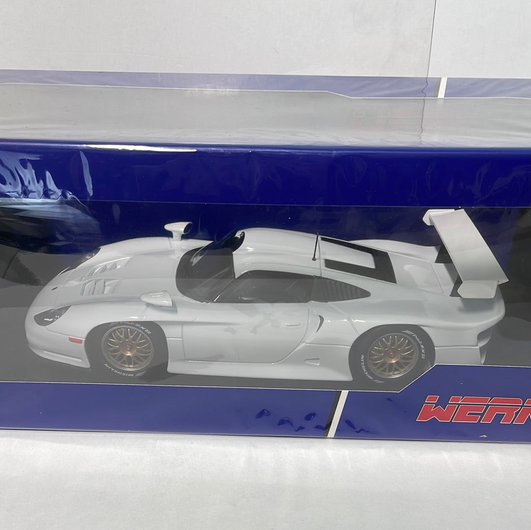 1/18 Werk83 Porsche 911 GT1 Plain Body Edition White 1997