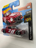 Hot Wheels 1/64 Fairlady 2000 Short Card Red - Damaged Card