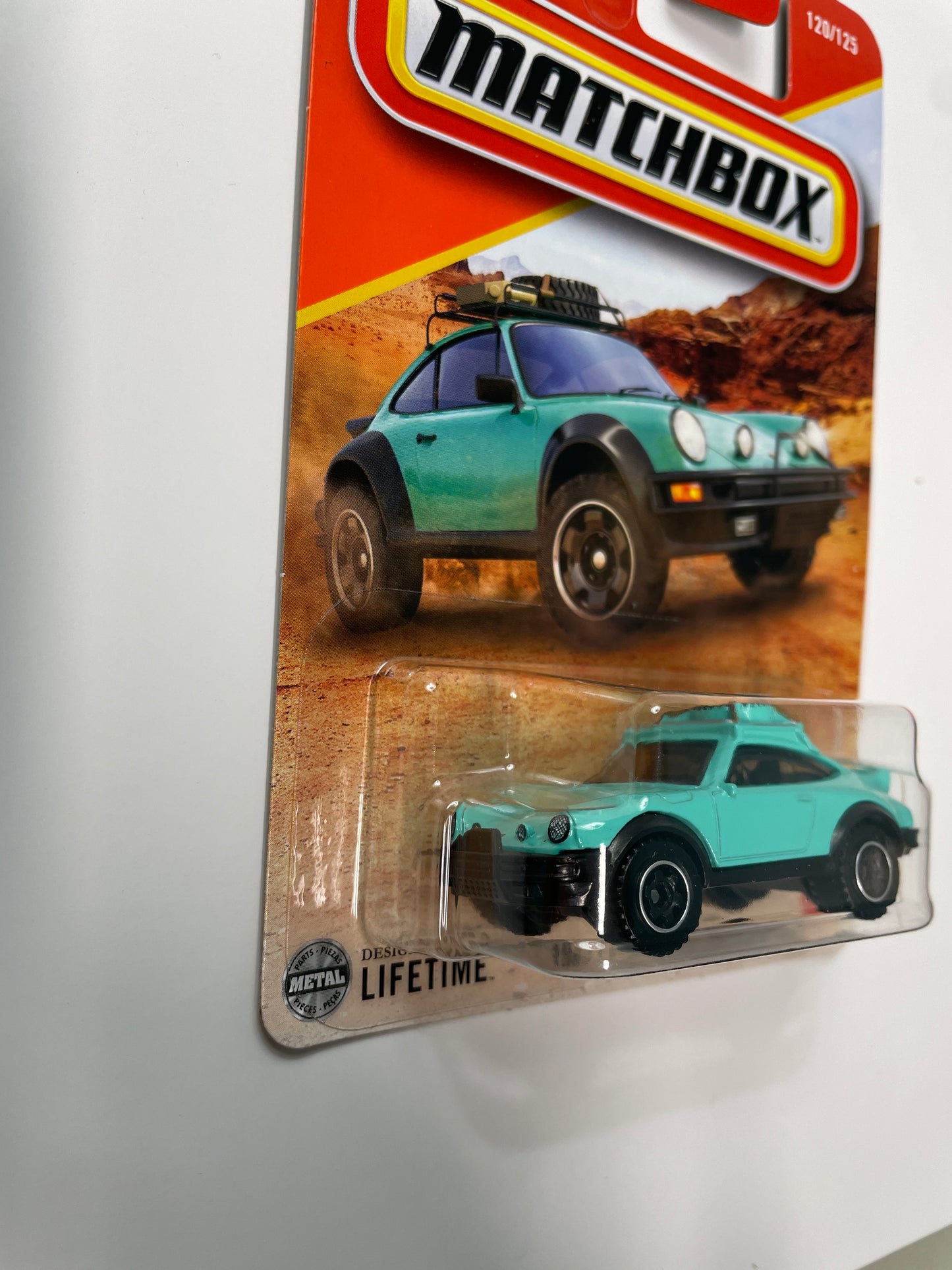 Matchbox 1/64 1985 Porsche 911 Rally Teal