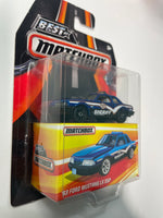 Matchbox 1/64 Best of Matchbox ‘93 Ford Mustang LX SSP Blue - Damaged Card