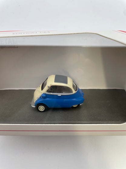 Schuco 1/64 BMW Isetta Blue & White - 45 203 8400