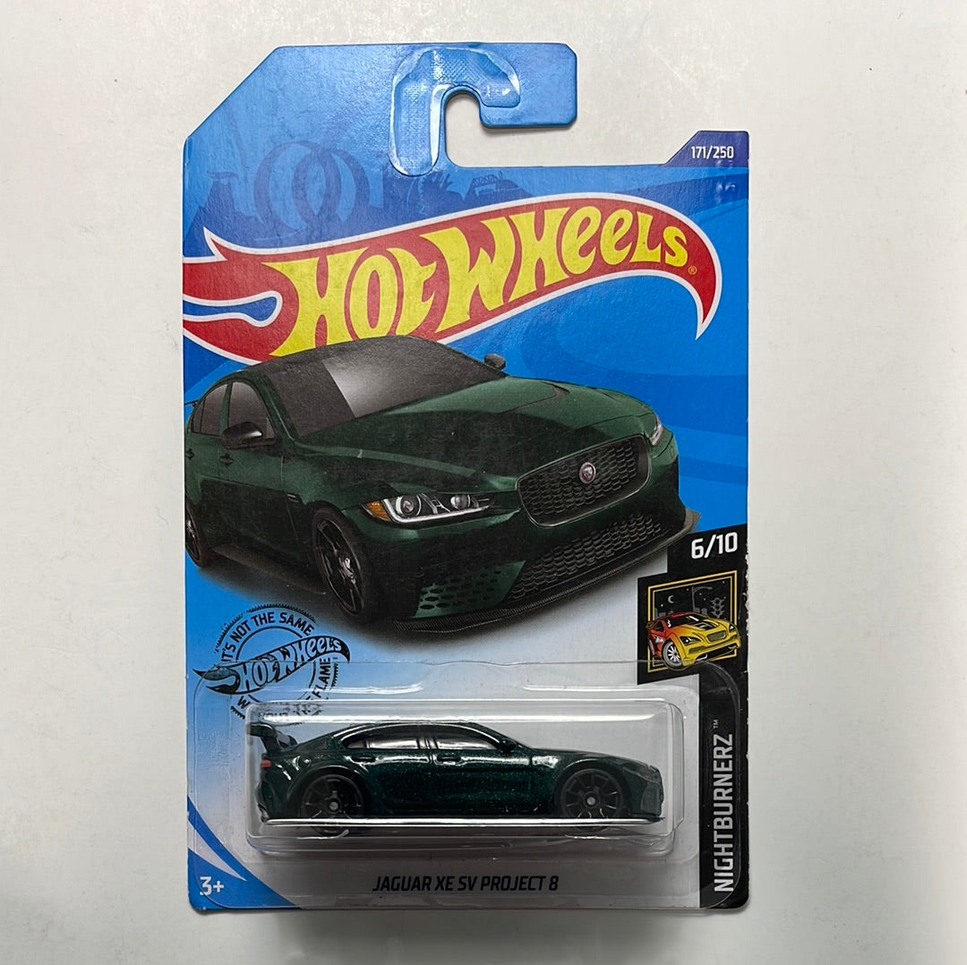 Hot Wheels 1/64 Jaguar XE SV Project 8 Green