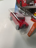 Hot Wheels 1/64 Land Rover Series III Pickup Red - Damaged Card