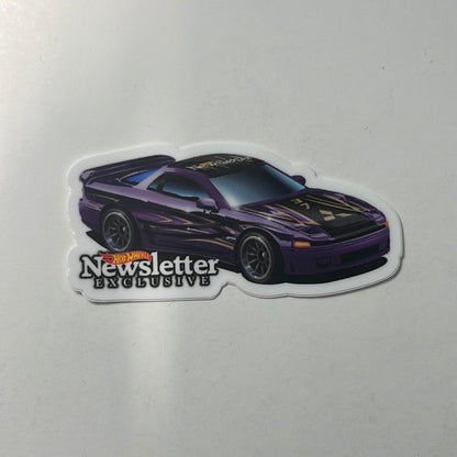 Hot Wheels Convention Newsletter Mitsubishi 3000GT VR-4 Purple