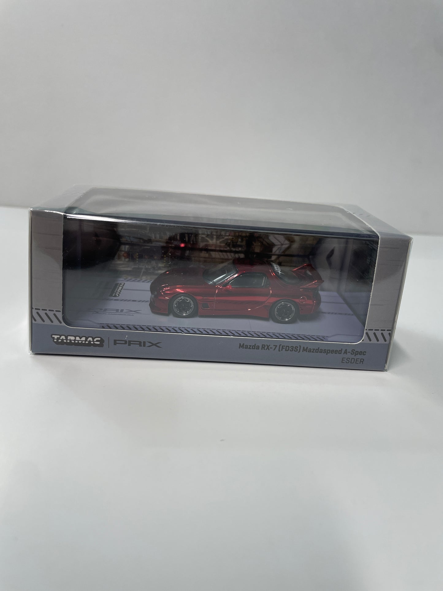 *Chase* Tarmac Works 1/64 Mazda RX-7 (FD3S) Mazdaspeed A-Spec ESDER - GLOBAL64 Red