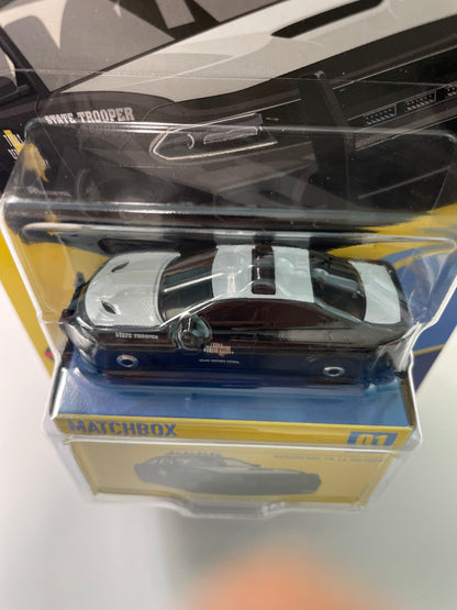 Matchbox Collectors 1/64 2023 Dodge Charger Pursuit Black - JJW01