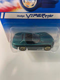 Hot Wheels 1/64 Dodge Viper RT/10 Green - Damaged Card