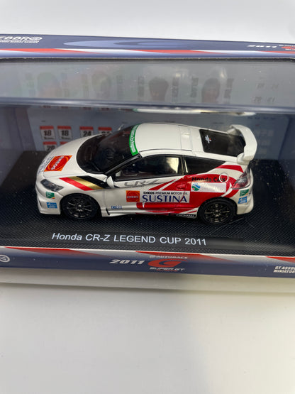 Ebbro 1/43 Honda CR-Z Legend Cup 2011 White & Red