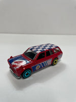 *Loose* Hot Wheels 1/64 ‘71 Datsun 510 Wagon n3 Blue & Red