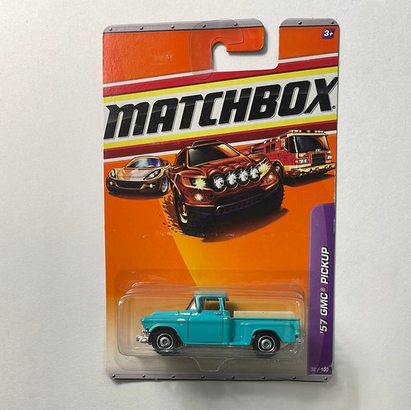 Matchbox 1/64 ‘57 GMC Pickup Blue - Damaged Card