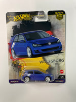 Hot Wheels 1/64 Car Culture Volkswagen Golf MK7 Blue (World Tour Series)