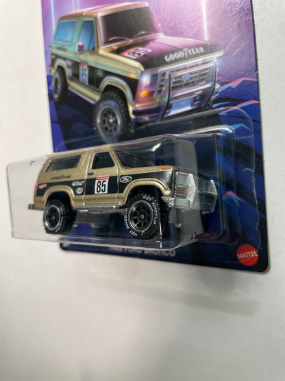 Hot Wheels 1/64 Tubular Trucks 1985 Ford Bronco Bronze