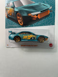 Hot Wheels 1/64 Pearl & Chrome Nissan Silvia (S14) Drift Teal & Gold