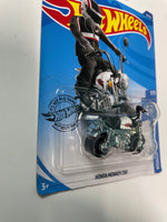 Hot Wheels 1/64 Honda Monkey Z50 Black & White - Damaged Card