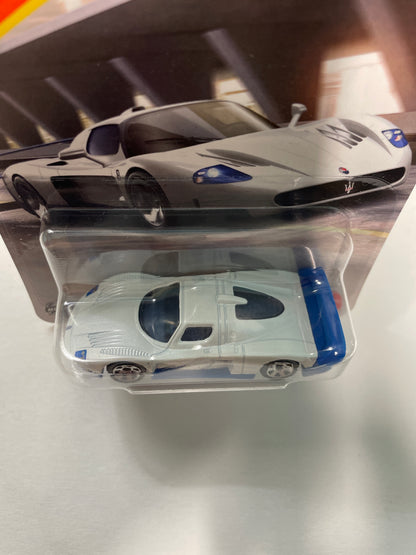 Matchbox 1/64 2004 Maserati MC12 White & Blue