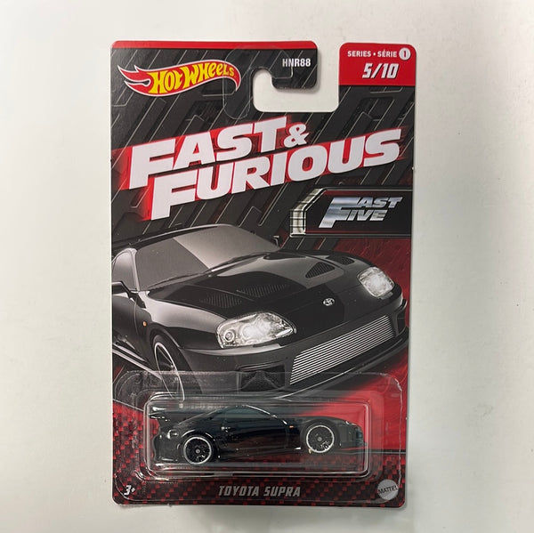 Hot Wheels 1/64 Fast And Furious Fast Five Toyota Supra Black