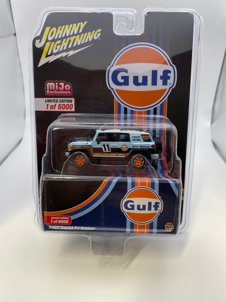 Johnny Lightning 1/64 Mijo Exclusives Gulf 2007 Toyota FJ Cruiser Blue